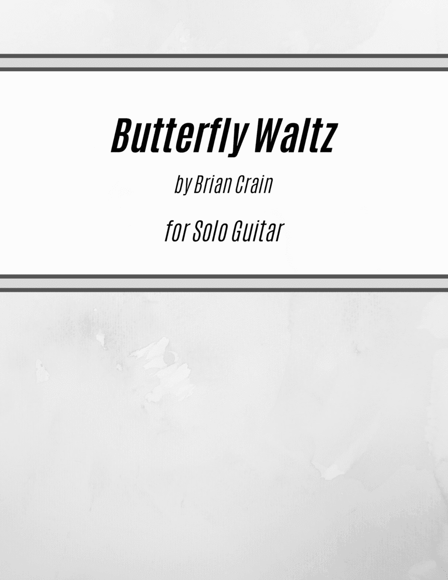 Butterfly Waltz (arr. Kenneth Pasciak)