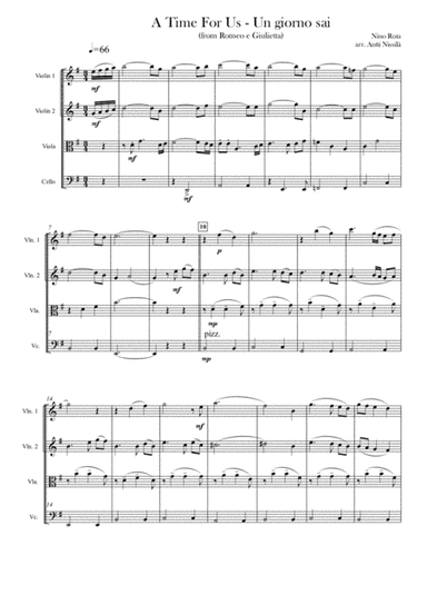 A Time For Us (love Theme) (arr. Antti Nissilä)
