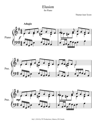 Elusion for Piano