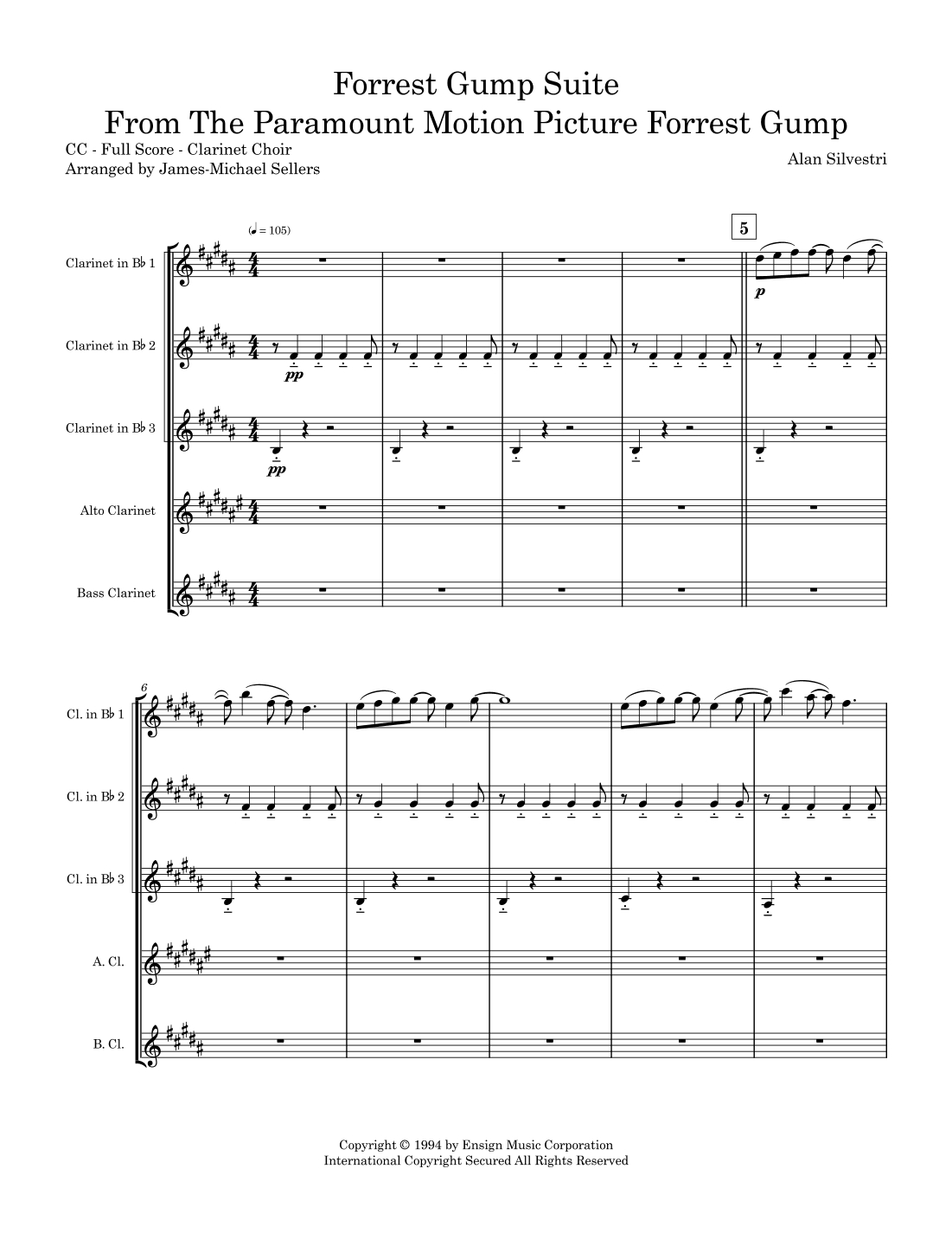 Forrest Gump Suite (arr. James-Michael Sellers)