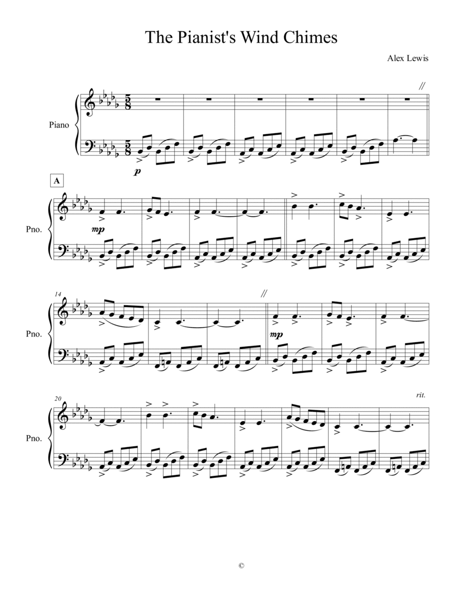 The Pianist's Wind Chimes