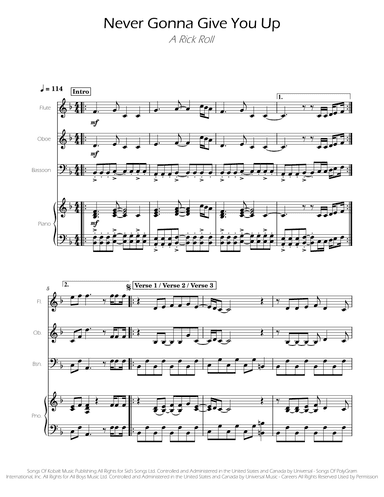 Never Gonna Give You Up (arr. Ygor Nunes)