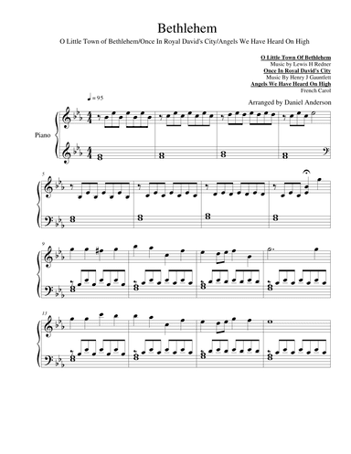 Bethlehem Medley (arr. Daniel Anderson)