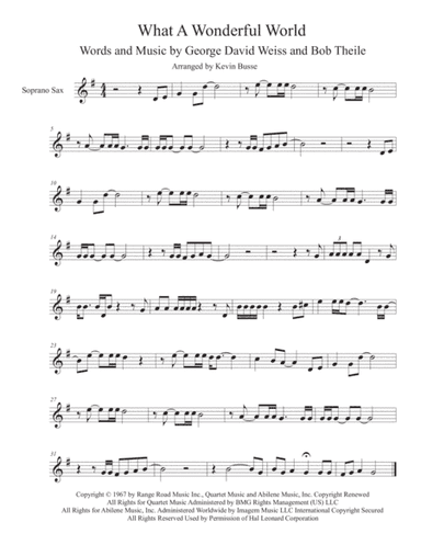 What A Wonderful World (arr. Kevin Busse)