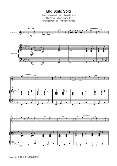 Ella Baila Sola (arr. Rodrigo Faleiros)