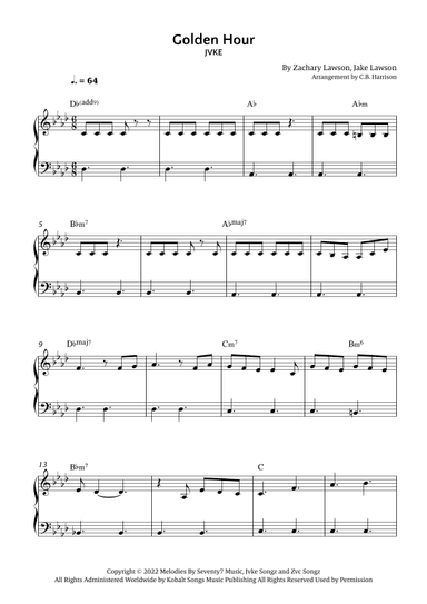 Golden Hour (arr. C. B. Harrison)