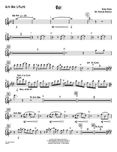 Rio (arr. Nicholas Biancolin)