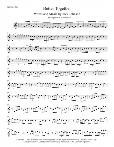 Better Together (arr. Kevin Busse)