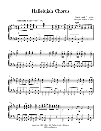 Hallelujah Chorus (arr. Bill Walker)