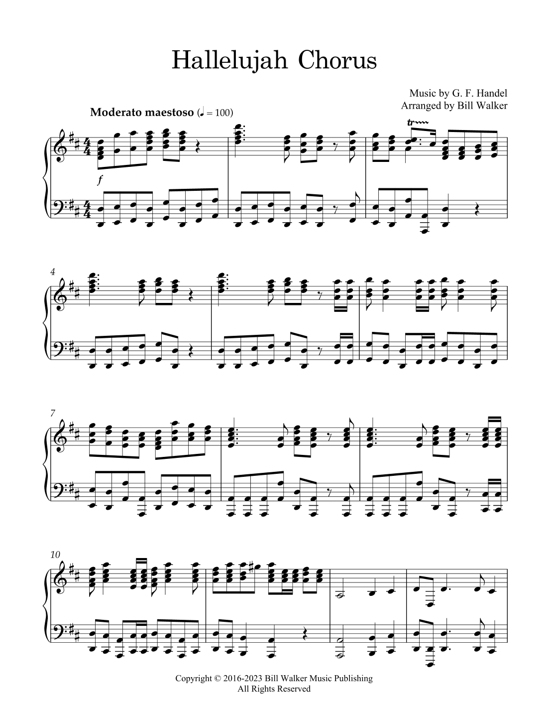 Hallelujah Chorus (arr. Bill Walker)