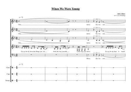 When We Were Young (arr. Cerys Reading)