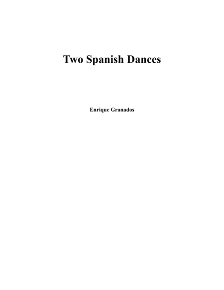 Two Spanish Dances for Trombone and Piano (arr. Sauer, Ralph)