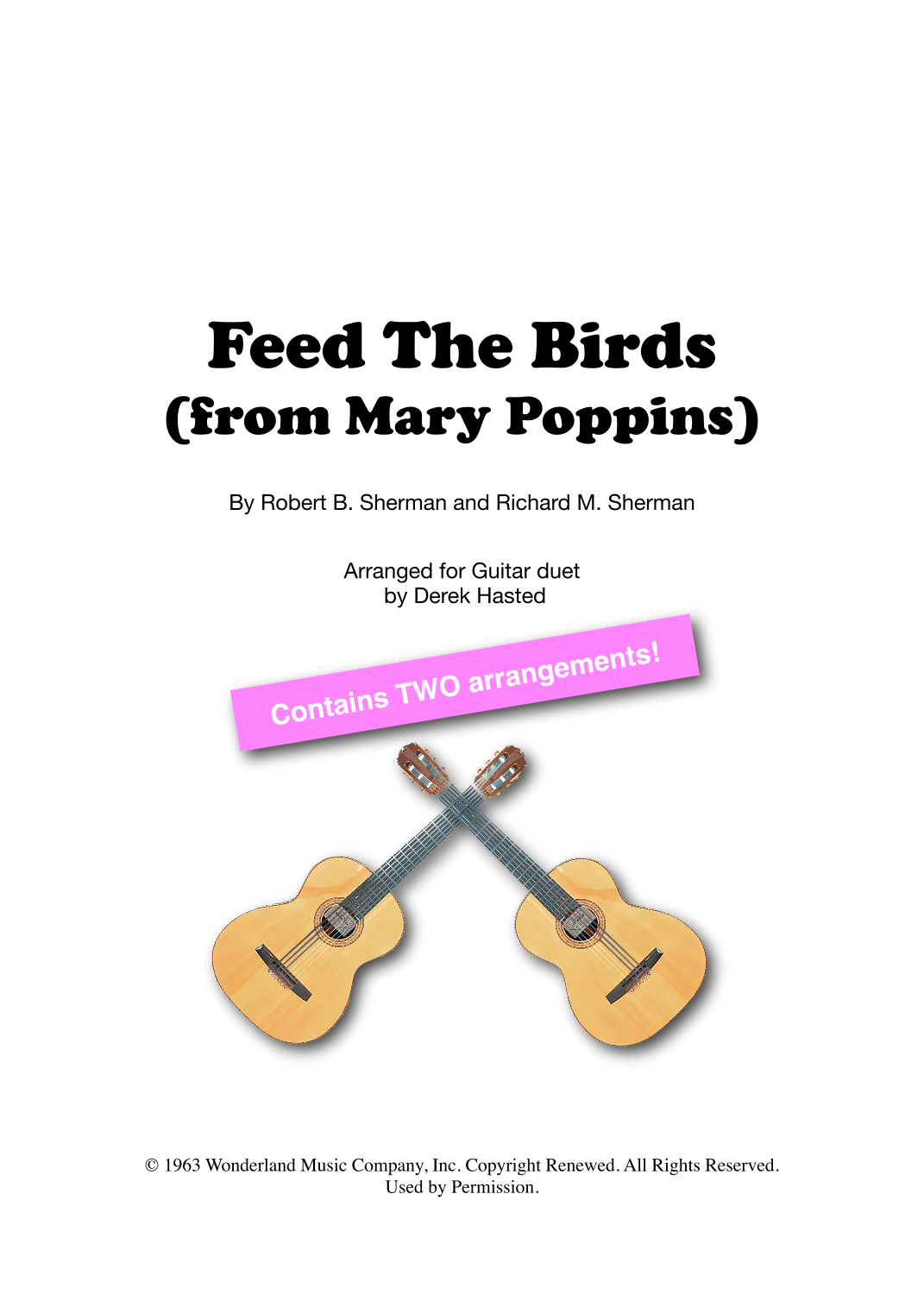Feed The Birds (tuppence A Bag) (arr. Derek Hasted)