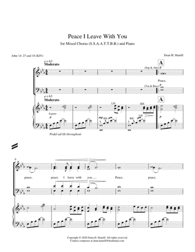 Peace I Leave With You
