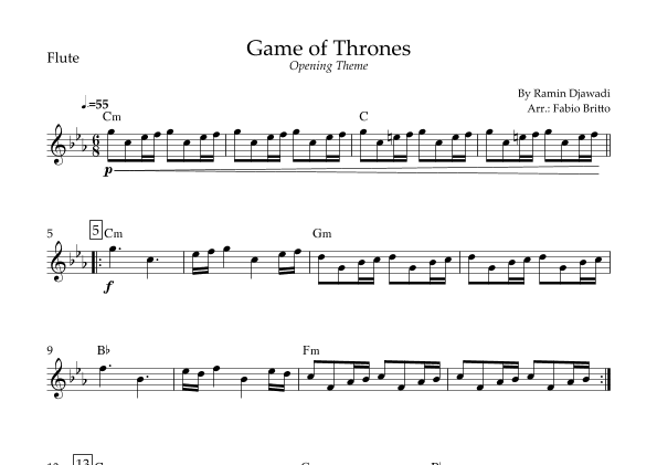 Game Of Thrones (arr. Fabio Britto)
