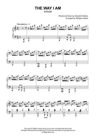 The Way I Am (arr. Philippe Labutin)