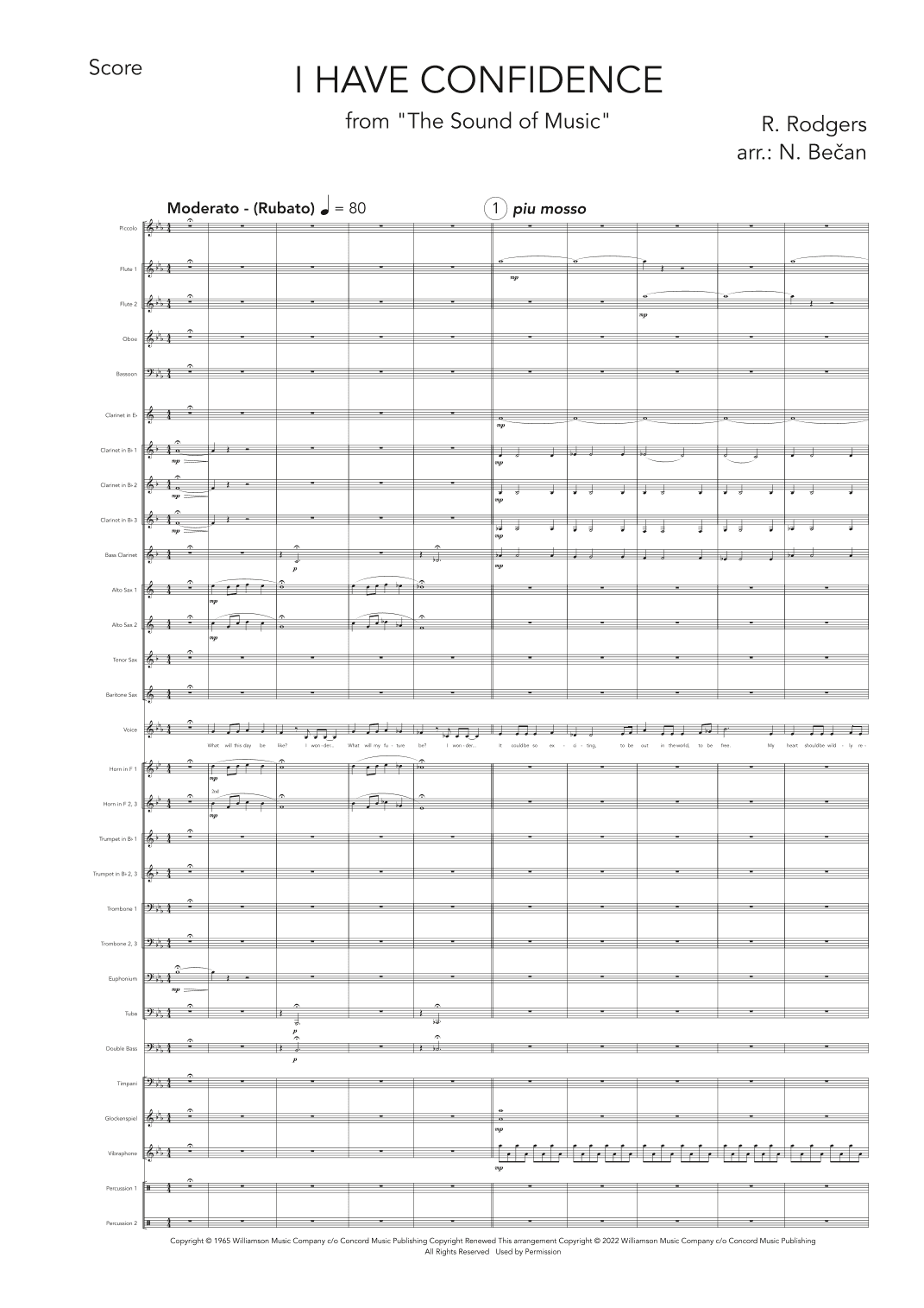 I Have Confidence (arr. Nejc Bečan)