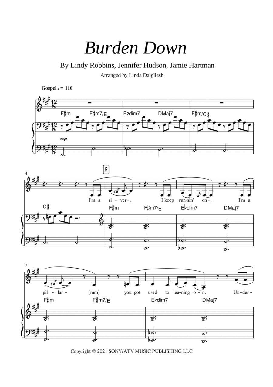 Burden Down (arr. Linda Dalgliesh)