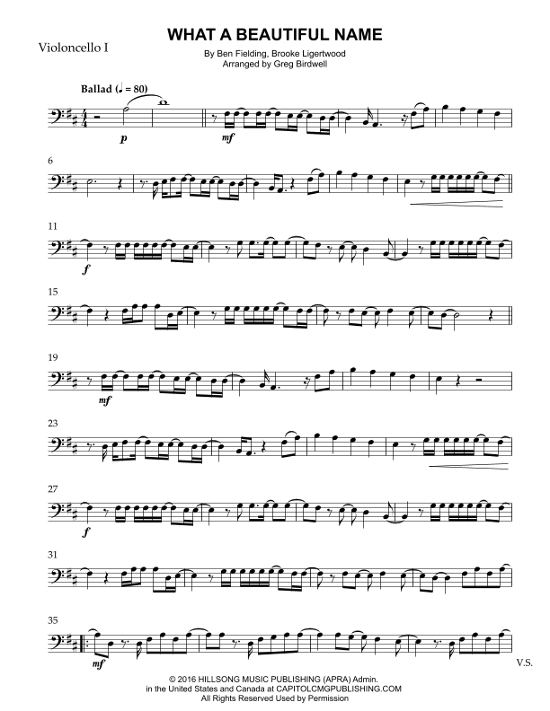 What A Beautiful Name (arr. Greg Birdwell)