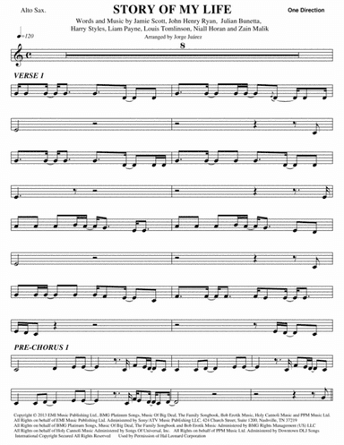 Story Of My Life (arr. Jorge Juárez)