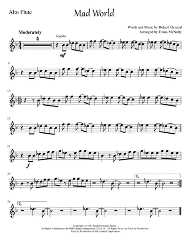 Mad World (arr. Diana McNulty (ASCAP))