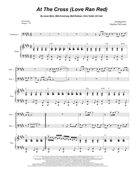 At The Cross (love Ran Red) (arr. Stephen DeCesare)