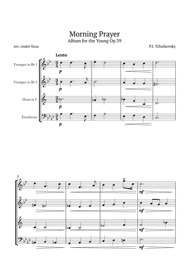 Morning Prayer (arr. André Nusa)