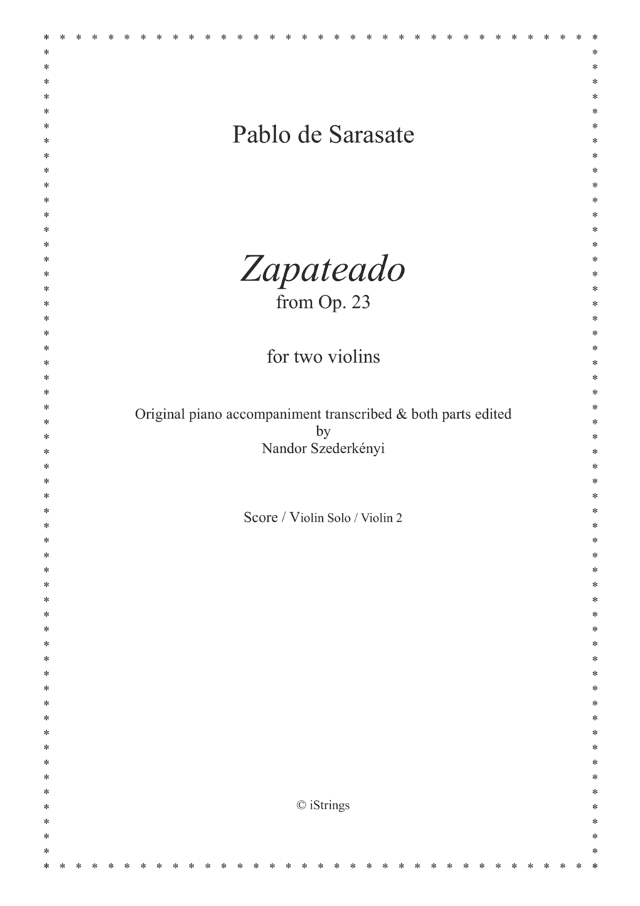 Zapateado (arr. N. Szederkenyi)