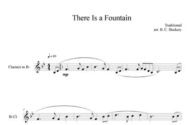 There is a Fountain (Clarinet Solo) (arr. B. C. Dockery)