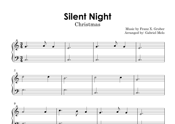Silent Night (arr. Gabriel Melo)