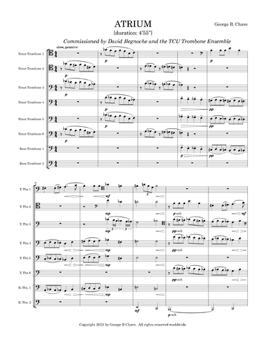 Atrium (for Trombone Octet)