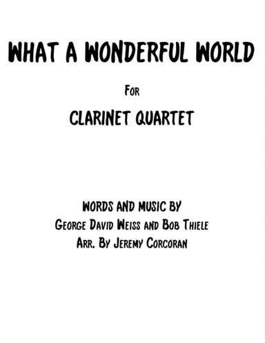 What A Wonderful World (arr. Jeremy Corcoran)