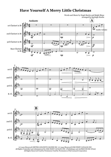 Have Yourself A Merry Little Christmas (arr. Kayleigh Huelin)
