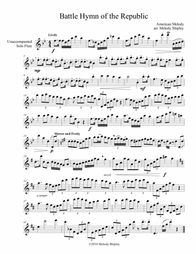Battle Hymn of the Republic (arr. Melody Shipley)