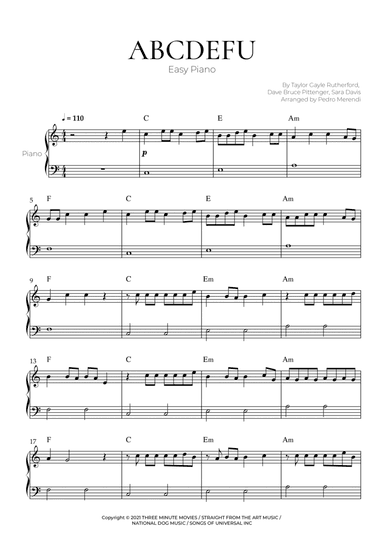 Abcdefu (arr. Pedro Merendi)