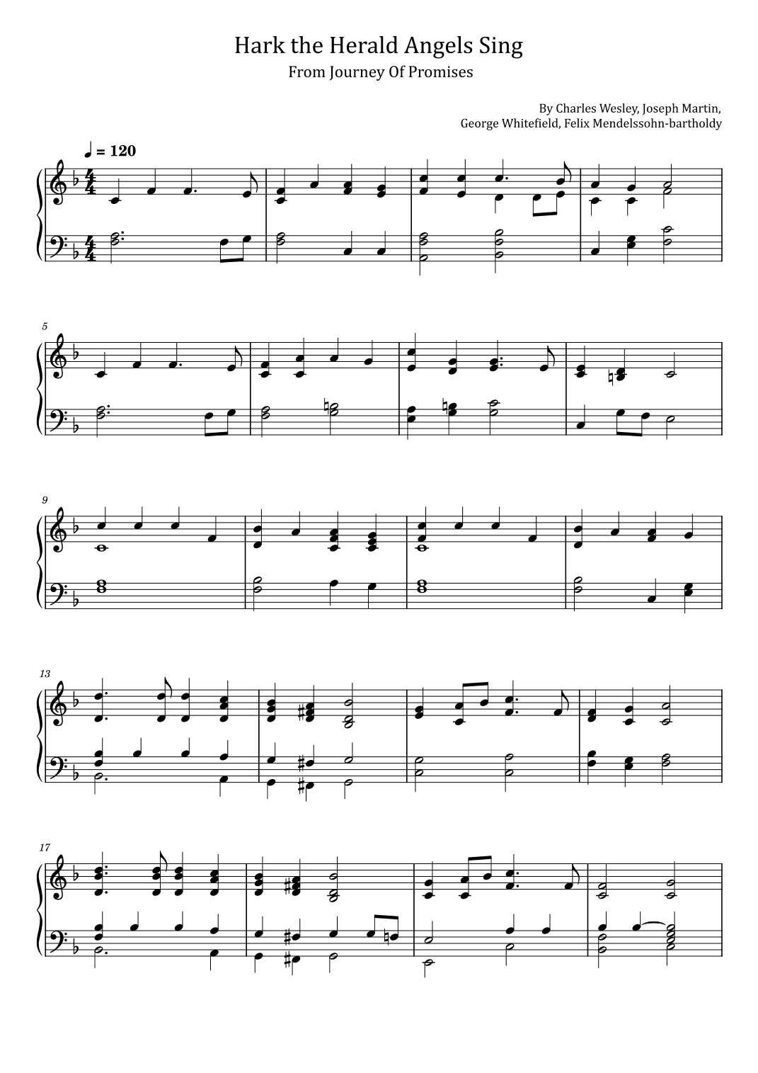 Hark! The Herald Angels Sing (arr. poon)