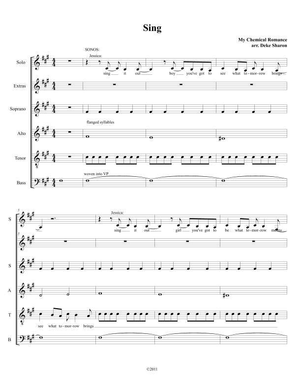 Sing (arr. Deke Sharon)