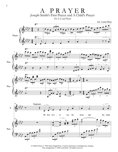 A Prayer (arr. Laura Raty)