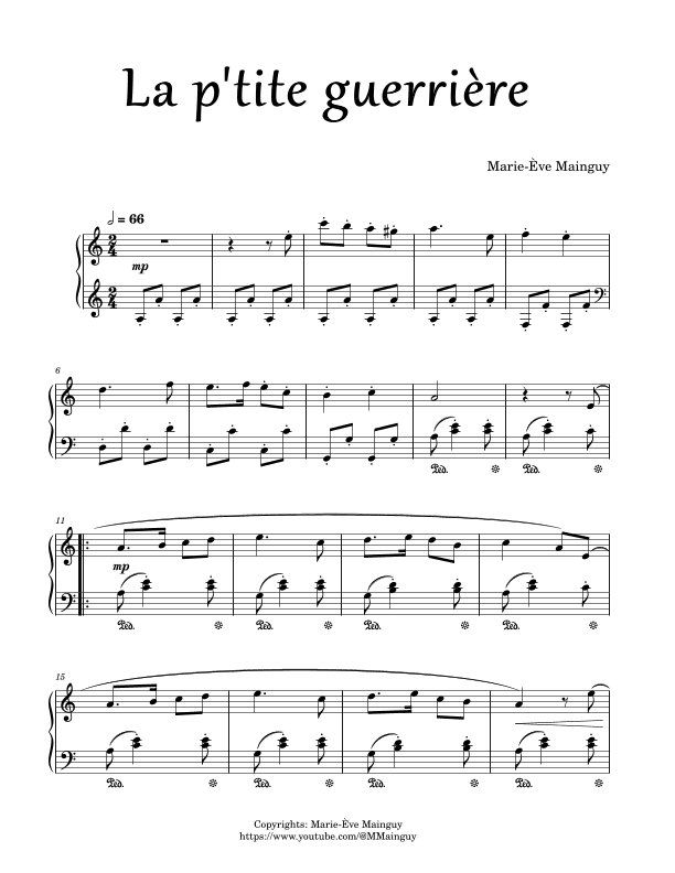 La p'tite guerrière