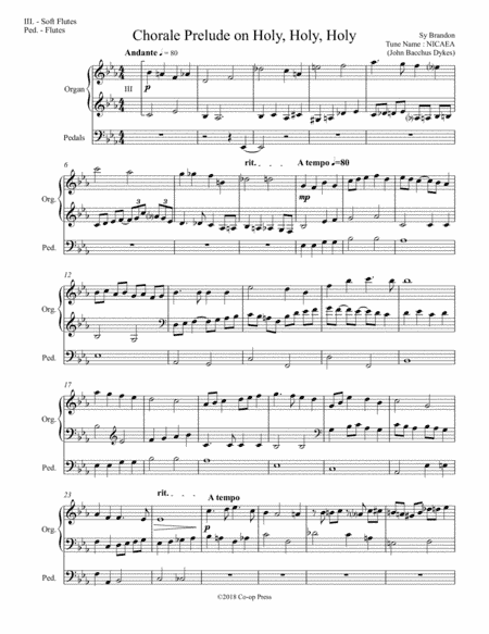 Chorale Prelude on Holy, Holy, Holy (arr. Sy Brandon)