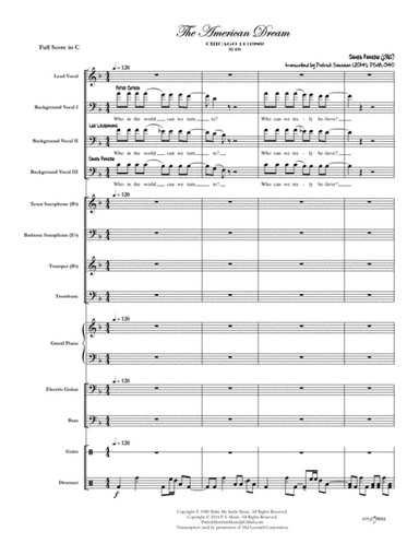 The American Dream (arr. Patrick Sheehan)