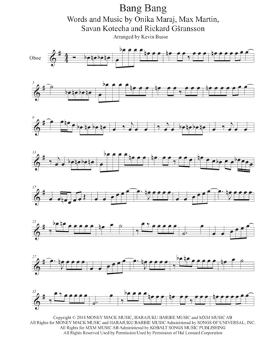 Bang Bang (arr. Kevin Busse)