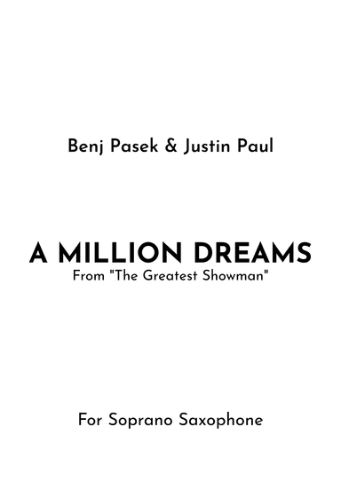 A Million Dreams (arr. Jireh J.)
