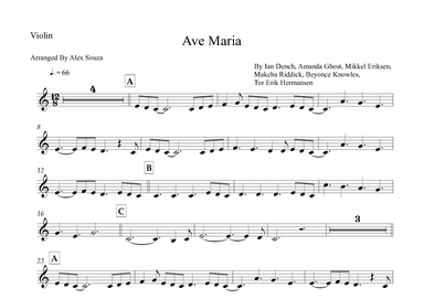 Ave Maria (arr. Alex Souza)