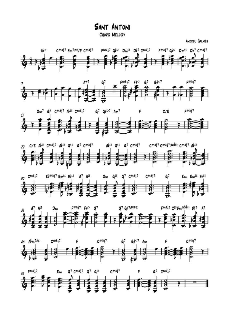 SANT ANTONI (arr. ANDREU GALMES)