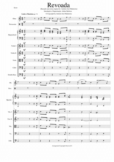 Revoada (Brazilian folk music) (arr. Arthur Barbosa)