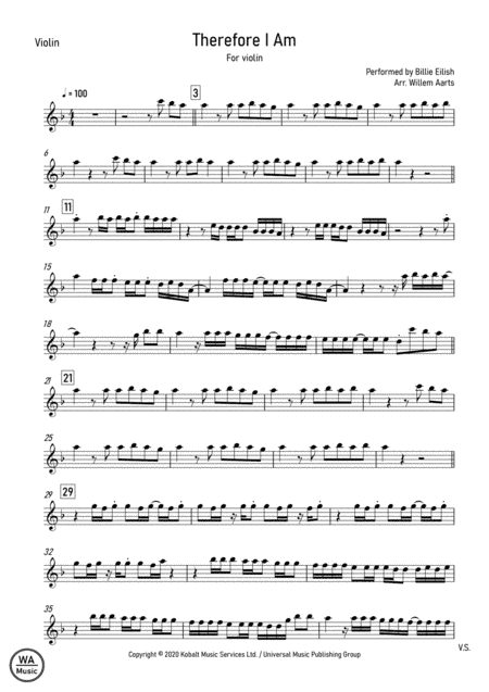 Therefore I Am (arr. Willem Aarts)