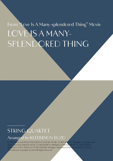 Love Is A Many-splendored Thing (arr. Kleberson Buzo)