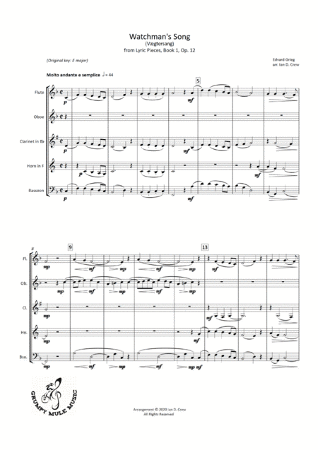 Watchman's Song (arr. Ian D. Crew)