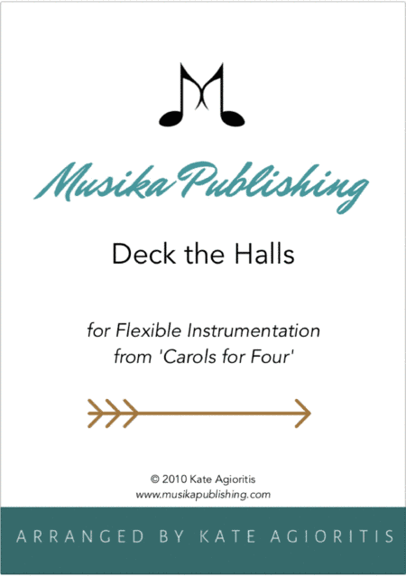 Deck the Halls - Flexible Instrumentation (arr. Kate Agioritis)